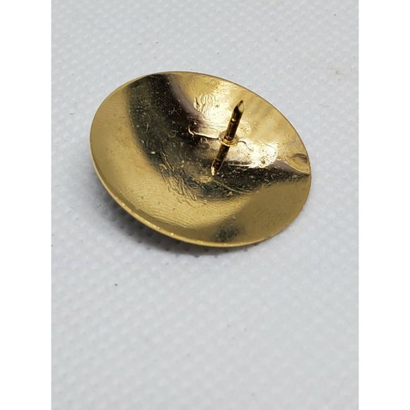 OLV Basilica 75 Years 1926-2001 Gold Blue Colored Lapel Hat Brooch Pin - Picture 7 of 10